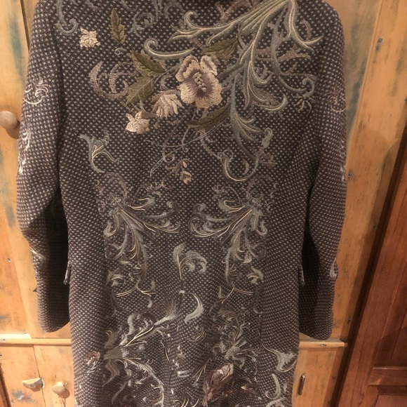 Johnny Was ‘Biya’ Heavily Embroidered Winter Coat NW - Picture 8 of 15